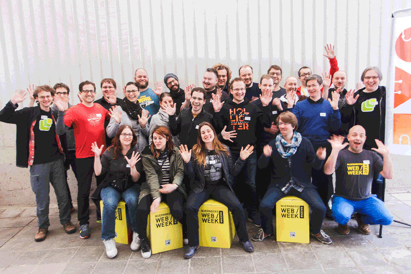 Photo of IndieWebCamp Nuremburg participants